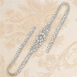 Rhinestone Applique Wedding Dress Waist Jewelry