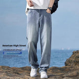 Straight Men's Loose Thin American Long Pants