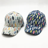 Women's Fashion Leaf Print Baseball Cap