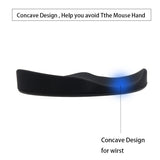 Ergonomic Mouse Wrist Rest Mouse Pads Silicon Gel Non-Slip Streamline Wrist Rest Support Mat Computer Mouse Pad For Office Gaming PC Accessories - UNBEATABLE STORE