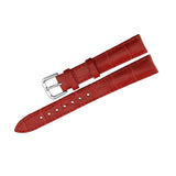 Comfortable Flat Interface Slub Pattern Watch Accessories Leather Strap