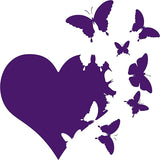 Love Butterfly Car Body Decoration Stickers