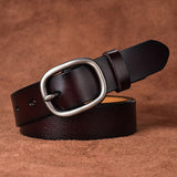 Simple And Versatile Women's New Genuine Leather Belt