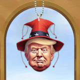 Creative Personality Trump Acrylic Pendant Backpack Ornaments