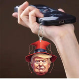 Creative Personality Trump Acrylic Pendant Backpack Ornaments