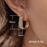 Simple Entry Lux Micro Inlaid Zircon Ear Clip