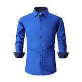 Men's Cotton Stretch Shirt Spring And Autumn Styles