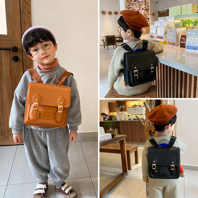 British Preppy Style Children's Schoolbag