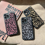 Leopard Glitter Plush For Mobile Phone Case Silicone All-Inclusive Anti-Drop