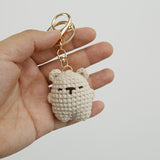 Mini Bear Handmade Woven Pendant Cute Wool Knitted Keychain