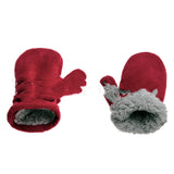 Children's Mittens Polar Fleece Shu Cotton Fleece Velcro Gloves