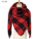 European And American Autumn And Winter Plus-sized Double-sided Qicaigei Scarf Women's Shawl