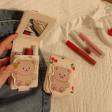 Little Bear Lipstick Pack Mini Bag With Mirror