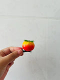 Korean Summer Emulational Fruit Orange Food Barrettes