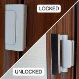 Child Safety Door Reinforced Lock With 3 Inches Stop Aluminum Alloy Hinge Upgrade Night Lock - UNBEATABLE STORE