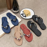 Women's Fashion Casual Beach Flat Slippers