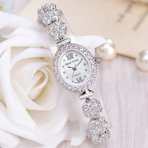 Watch Bracelet Quartz Full Star Diamond Women's Watch