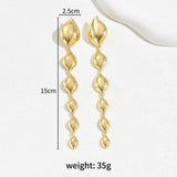 Exaggerated Women's Earrings Niche Tassel Design Water Drop