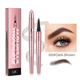 Rose Gold Four Pronged Eyebrow Pencil - UNBEATABLE STORE