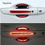 Reflective sticker universal for car door bowl handle