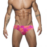 Men's Swimming Trunks Printed Low-waisted Swimming Trunks