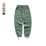 Men's drawstring knit stretch sweatpants