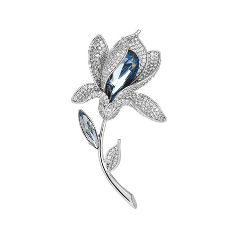 Tulip Brooch Fashion Feminine Crystal