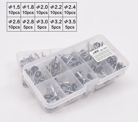 Boxed Sea Fishing Rod Rod Slightly Guide Ring Set 80pcs Fishing Gear Accessories