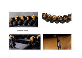 Tiger's Eye & Lava Stone Bracelet