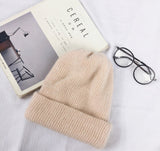 Autumn Winter Rabbit Hair Winter Skullies Hat