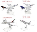 Civil Aviation Aircraft Model Alloy International Airbus Model Simulation Office Aircraft Model Decoration