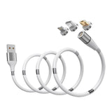 Compatible with Apple , 3A fast charging magnetic data cable