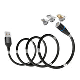 Compatible with Apple , 3A fast charging magnetic data cable