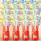 Fireworks Bubble Machine With 80ml Bubble Solution, Portable Automatic Bubble Machine With Lights And Closeable Music, Bubble Maker Toys For Kids Outside Activities Parties Wedding Christmas