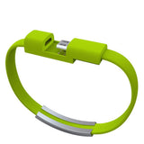 Bracelet data cable USB silicone charging short cable