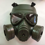 Anti-fog and haze protective gas mask