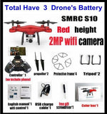 Sales Promotion WiFi 2MP Camera With S10 SMRC FPV Quadcopter Drone Helicopter UAV Micro Remote Control Toy RACER KIT Aircraft