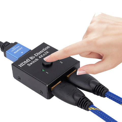 HDMI switcher 2 in 1 out HD 4K 2K expansion distributor