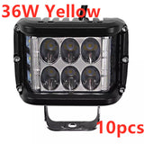 Motorcycle side flash 36W work light