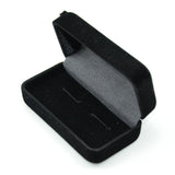 Small Cufflink Box Black Flannel Box Jewelry Box Tie Clip Cufflink Box