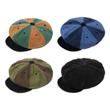 Color Matching Tension Adjustment Beret Soft Brim Hat