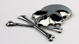 Automobile metal personality linked skull stickers