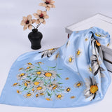 Spring Satin Silk Towel Decoration