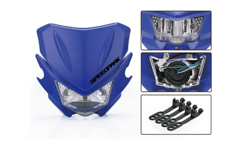 SPEEDPARK Universal Motorcycle Headlight Headlamp Fairing For Dirt Bike