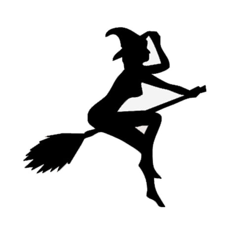 Funny Sexy Witch Lady Gir Sticker Funny Sexy Witch Lady Gir Sticker