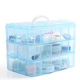 Extra Large Three-Layer Plastic Box Jewelry Box Jewelry Box