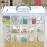 Extra Large Three-Layer Plastic Box Jewelry Box Jewelry Box