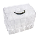 Extra Large Three-Layer Plastic Box Jewelry Box Jewelry Box