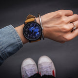 Fashion Wrist Watch Women Watch Ladies Quartz Wristwatches For Woman Clock Female Hours Hodinky Montre Femme Large Dial PU