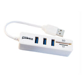 Multi-Function Card Reader  HUB USB2.0 Hub Extension Splitter